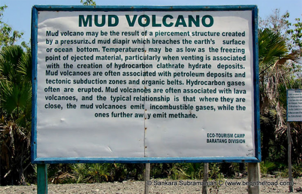 Mud Volcano at Baratang Island