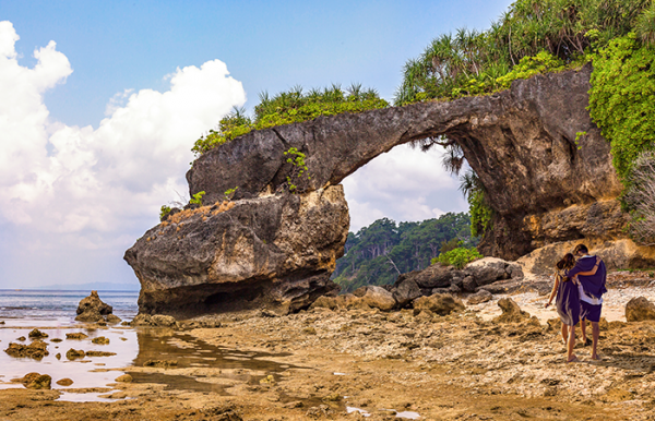 Natural Bridge at Neil Island