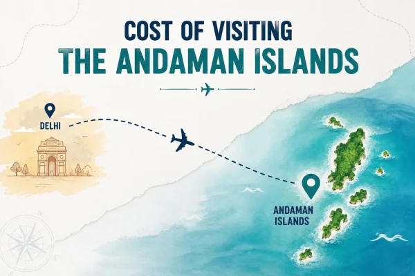 Cost of visiting the Andaman Islands from Delhi