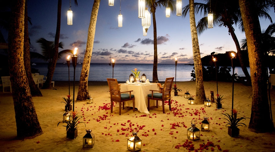 Book On the Beach Special Romantic Candle Light Dinner with Private